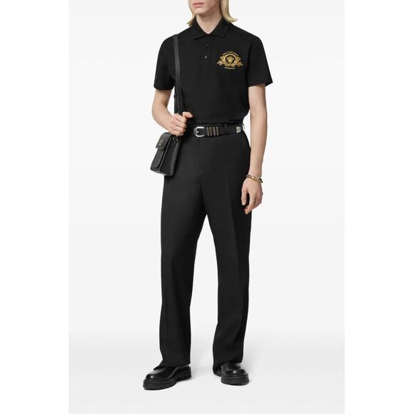 Versace Men 'Coupe Blason' Polo Shirt - Picture 2 of 5